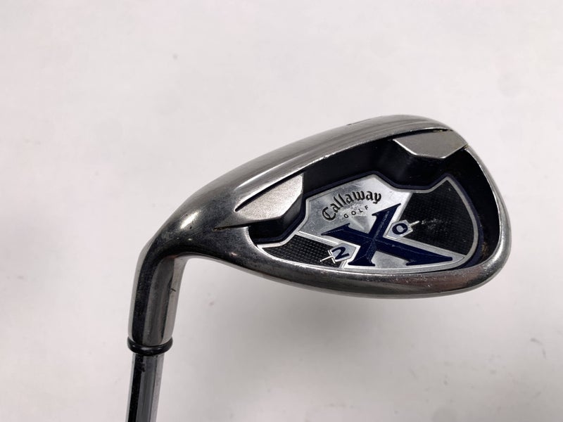 Callaway X-20 Pitching Wedge PW 2* Flat Wedge Steel Mens LH