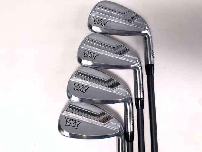 PXG 0211 XCOR2 Chrome Iron Set 6-9 MMT 304SS 80g Stiff Graphite Mens RH