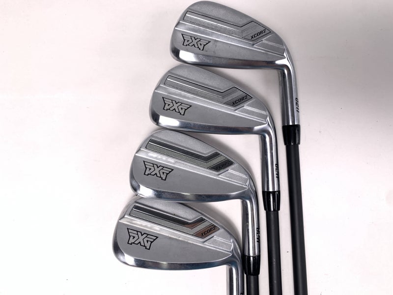 PXG 0211 XCOR2 Chrome Iron Set 6-9 MMT 304SS 80g Stiff Graphite Mens RH