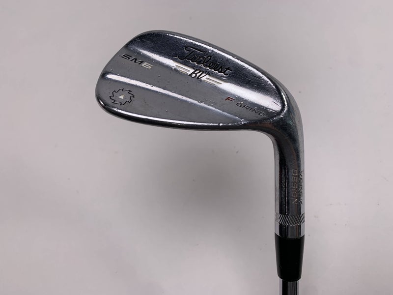 Titleist Vokey SM6 Tour Chrome Gap Wedge GW 50* 12 Bounce Wedge Steel Mens RH