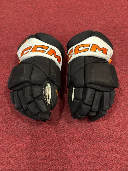 Philadelphia Flyer CCM Jetspeed Gloves 14" Pro Stock item#15FKY
