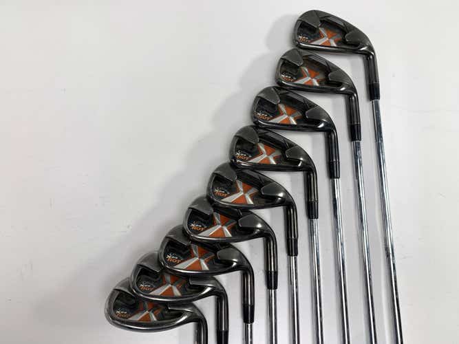 Callaway X-24 Hot Iron Set 4-PW+GW+SW Regular Steel Mens RH -1/2''