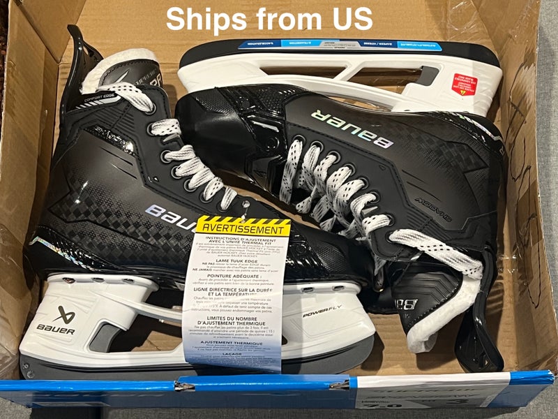 NEW Size SR 7 Fit 3 Bauer Supreme Shadow Hockey Skates (New) Ships from US
