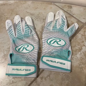 Two Pair Adult Small Batting Gloves (Used)
