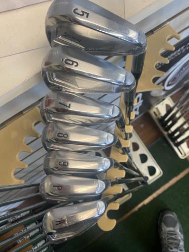 New Srixon Forged  ZXi 5 Iron Set 5 Pw Gw Dynamic Gold Mid 115 S300 Steel
