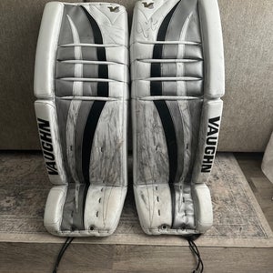 34" Vaughn Velocity V6 Goalie Leg Pads Pro Stock (Used)