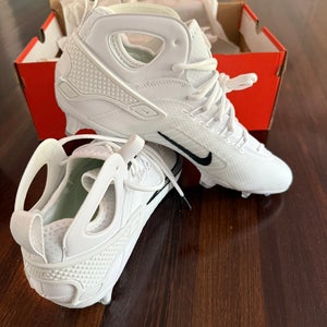 White Unisex Size M 12.0 (W 13.0) Adult Nike Huarache 9 Elite Low Low Top (New)