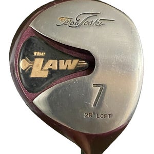 The Law 7 Wood 26* Bob Toski Golf Men's RH Apache Stiff Graphite 41" New Grip