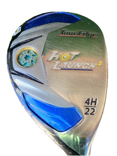 Tour Edge Hot Launch2 4 Hybrid 22* 45g Ladies Flex Graphite 37.5" RH Nice Z-Grip