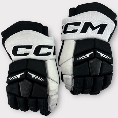 Pro Stock Used 14" CCM HGTKXP Tacks Wilkes-Barre/Scranton Pittsburgh Penguins Hockey Gloves