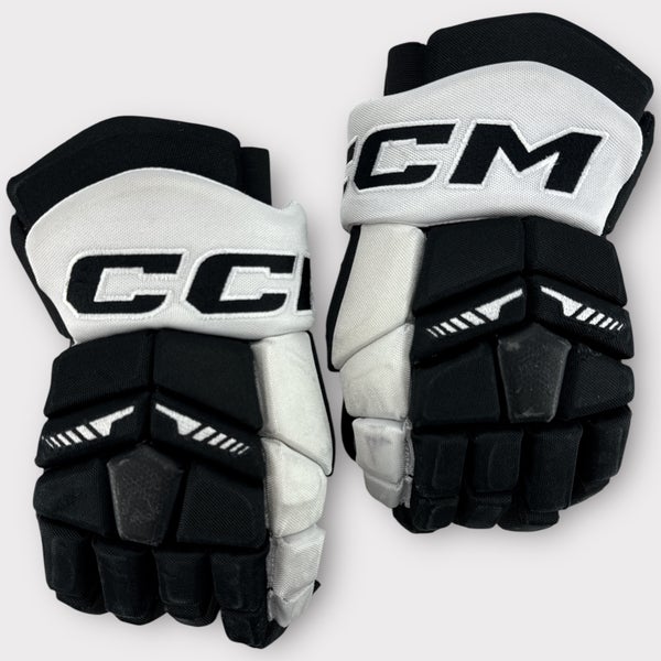 Pro Stock Used 14" CCM HGTKXP Tacks Wilkes-Barre/Scranton Pittsburgh Penguins Hockey Gloves