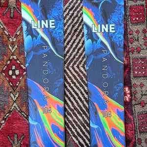 Women's 2024 158 cm Line Pandora 104 Skis With AT Bindings (Used)