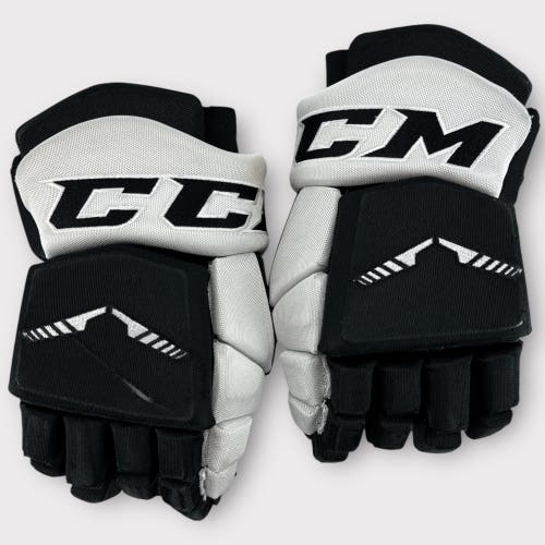 Pro Stock Used 14" CCM HGTKXP Tacks Wilkes-Barre/Scranton Pittsburgh Penguins Hockey Gloves