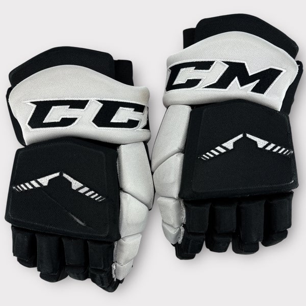 Pro Stock Used 14" CCM HGTKXP Tacks Wilkes-Barre/Scranton Pittsburgh Penguins Hockey Gloves