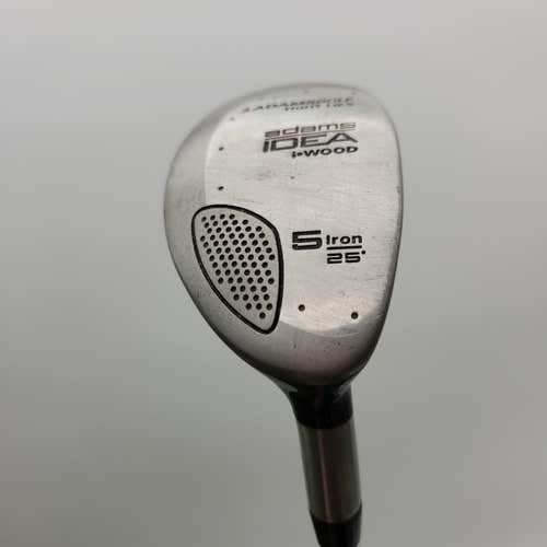 ADAMS IDEA IWOOD 5 HYBRID 25* REG ALDILA SUPERSHAFT GOOD