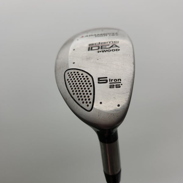 ADAMS IDEA IWOOD 5 HYBRID 25* REG ALDILA SUPERSHAFT GOOD
