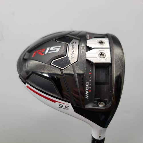 2014 TAYLORMADE R15 430 DRIVER 9.5* XSTIFF FUJI SPEEDER 76 GOOD