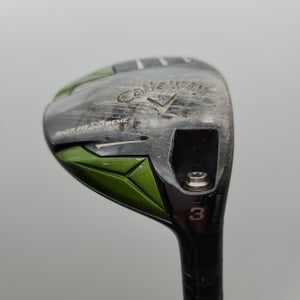2013 CALLAWAY RAZR FIT XTREME 3 WOOD STIFF FUJI MOTORE SPEEDER GOOD