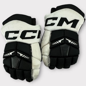 Pro Stock Used 14" CCM HGTKPP Tacks Wilkes-Barre/Scranton Pittsburgh Penguins Hockey Gloves