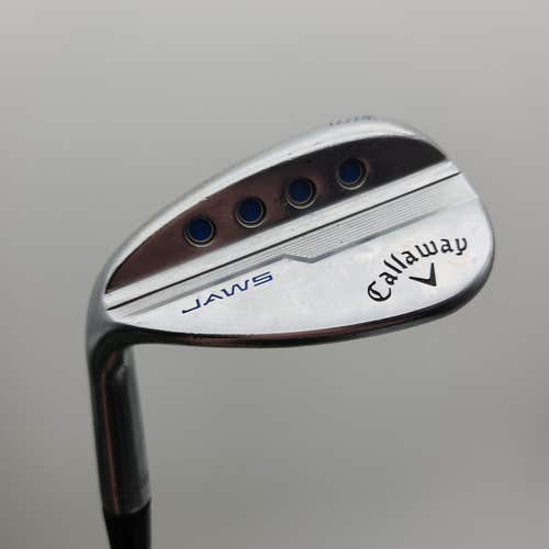 LEFTY 2019 CALLAWAY JAWS MD5 WEDGE 58*/8W WEDGEFLEX KBS 35.5" GOOD