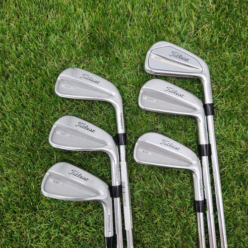 2023 TITLEIST T100/T200 IRON SET 4-9 XSTIFF TT AMT WHITE X100 GOOD