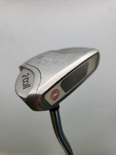 ODYSSEY WHITE STEEL 2 BALL SRT PUTTER 35" GOOD