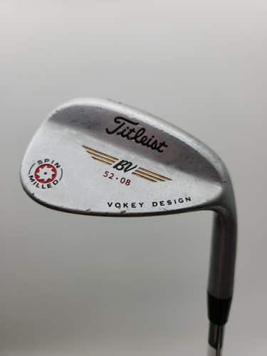 2009 TITLEIST VOKEY SPIN MILLED CHROME WEDGE 52*/08 WEDGEFLEX TITLEIST BV 35.5"