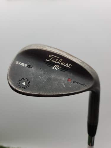 2016 TITLEIST VOKEY SM6 JET BLACK WEDGE 56*/10 STIFF BV SM6 35.5" GOOD