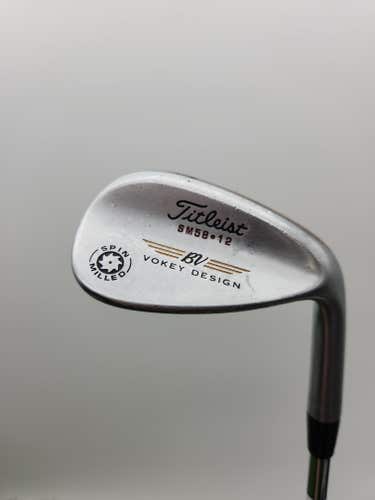 2009 TITLEIST VOKEY SPIN MILLED CHROME WEDGE 58*/12 WEDGEFLEX TT DYNAGOLD 35" FA