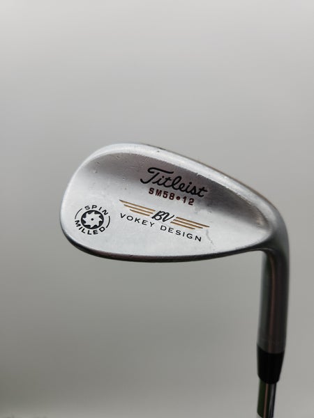 2009 TITLEIST VOKEY SPIN MILLED CHROME WEDGE 58*/12 WEDGEFLEX TT DYNAGOLD 35" FA