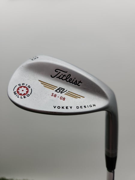 2009 TITLEIST VOKEY SPIN MILLED WEDGE 58*/08 WEDGEFLEX DYNAGOLD  35" VERYGOOD