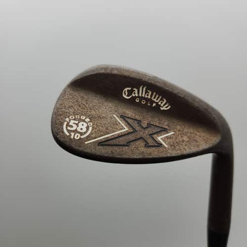 2008 CALLAWAY X FORGED VINTAGE WEDGE 58*/10 WEDGEFLEX TT SPINNER 35" GOOD