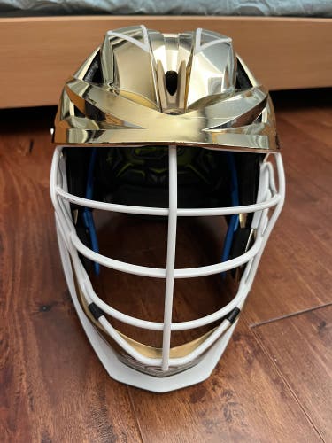 Gold Chrome Cascade XRS Pro Helmet (Used)