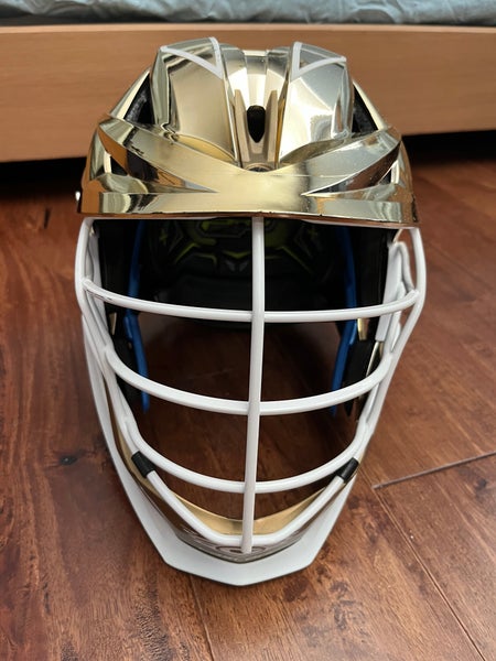 Gold Chrome Cascade XRS Pro Helmet (Used)