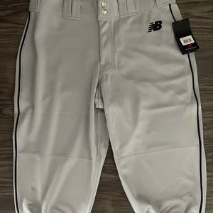 Gray Men's Large Adult New Balance Game Pants (New)