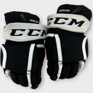 Pro Stock Used 15" CCM HG12 Wilkes-Barre/Scranton Pittsburgh Penguins Hockey Gloves