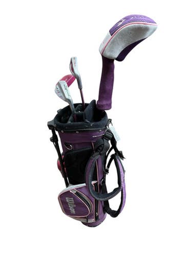 Used Wilson HOPE GIRL SET Jr Package Set RH Purple And Pink 4 Piece 11833-S000165643