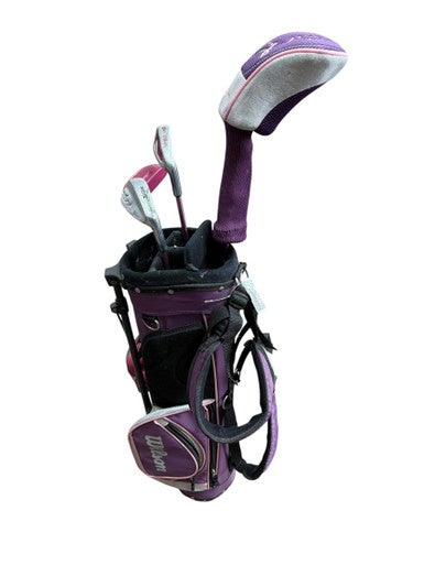 Used Wilson HOPE GIRL SET Jr Package Set RH Purple And Pink 4 Piece 11833-S000165643