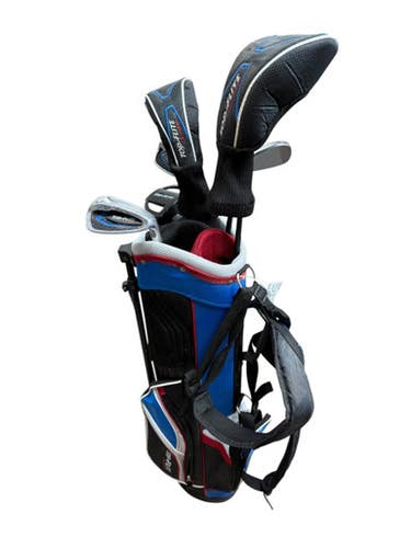 Used Top Flite JR GOLF SET Jr Package Set RH Black/Royal/Red 6 Piece 11833-S000165644