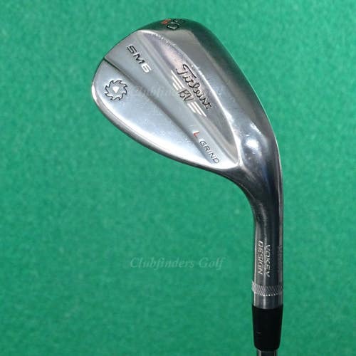 Titleist Vokey SM6 Chrome 60-4L 60 Lob Wedge Vokey Design Steel Wedge Flex