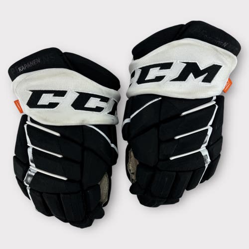 Pro Stock Used 14" CCM HGPJSPP JetSpeed Wilkes-Barre/Scranton Pittsburgh Penguins Hockey Gloves