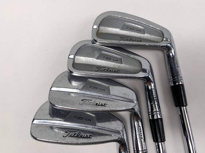 Titleist 735 CM Chrome Iron Set 6-PW (No 8) True Temper XP 95 S300 Steel Mens RH