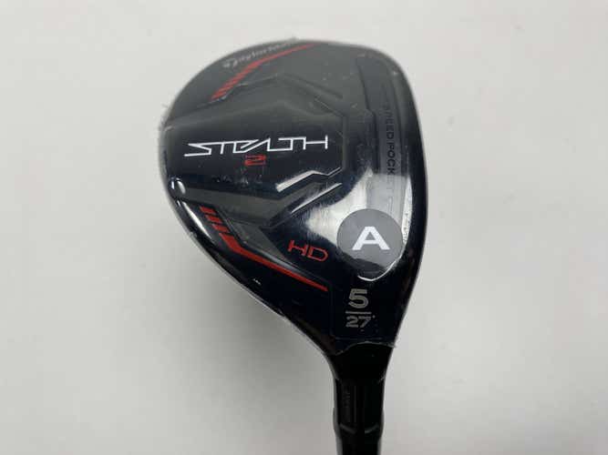 TaylorMade Stealth 2 HD 5 Hybrid 27* Fujikura Speeder NX Senior Graphite Mens RH
