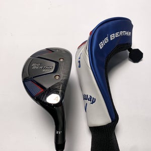 Callaway Big Bertha B21 4 Hybrid 21* RCH 65 65g Regular Graphite Mens RH HC