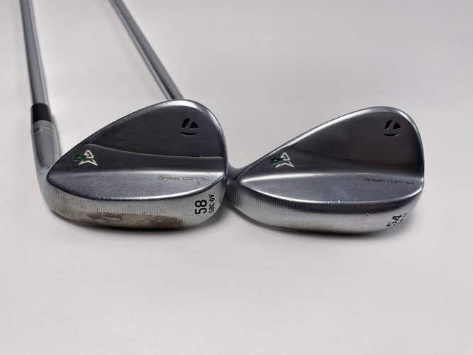 TaylorMade Milled Grind 4 Chrome Wedge Set 54* 11 58* 9 NS Pro 950 GH Regular RH