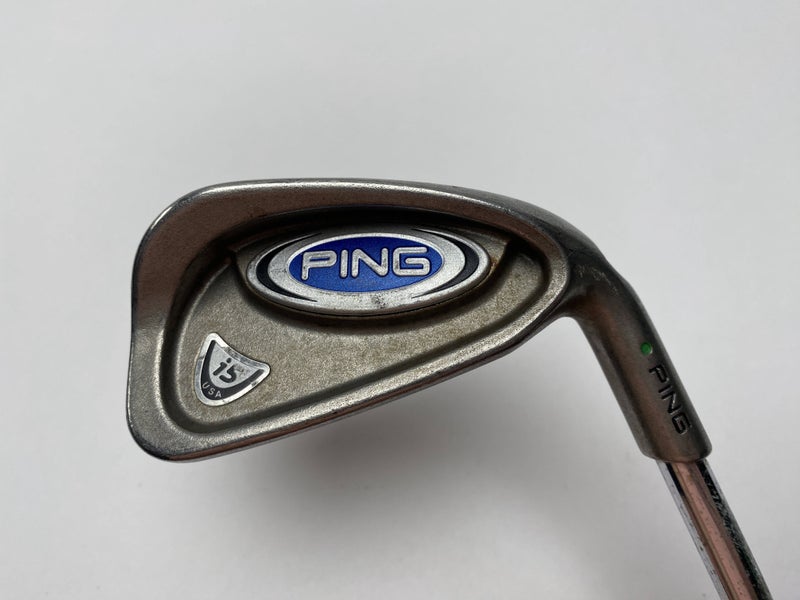 Ping i5 Single 5 Iron Green Dot 2* Up Regular Steel Mens RH