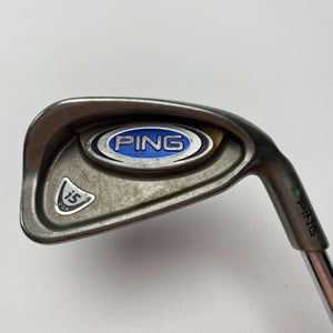 Ping i5 Single 4 Iron Green Dot 2* Up Regular Steel Mens RH