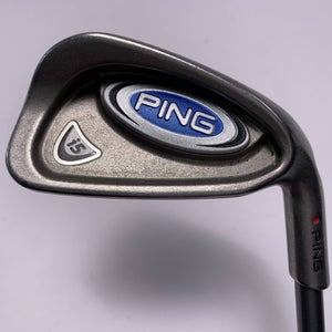 Ping i5 Single 6 Iron Red Dot 1* Flat TFC 100 I Soft Regular Senior Graphite RH