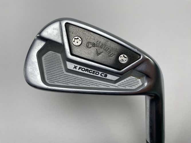 Callaway X Forged CB 21 Single 7 Iron Project X IO 6.0 110g Stiff Steel Mens RH