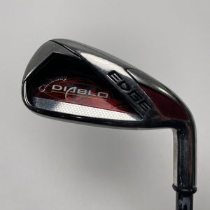 Callaway Diablo Edge Single 6 Iron 75g Regular Graphite Mens RH Oversize Grip